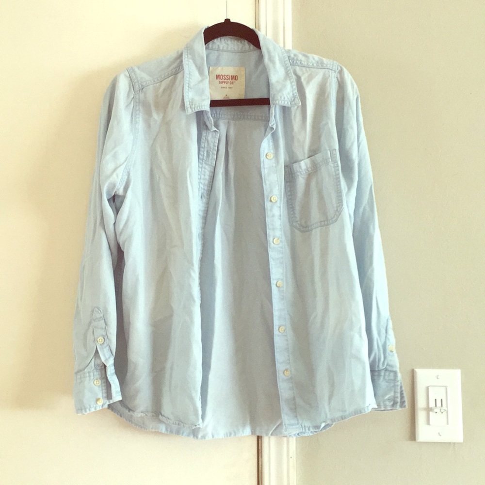 Blue button up Mossimo Supply CO.